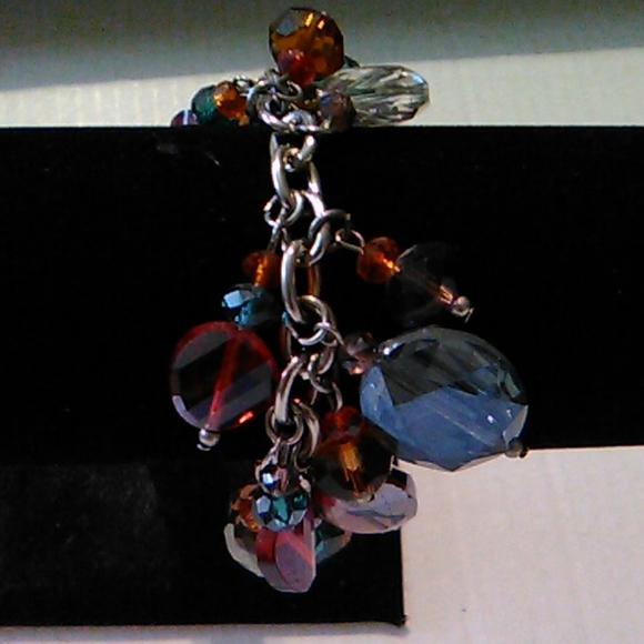 Nwot Multi Colored Crystal Bracelet - Picture 7 of 8